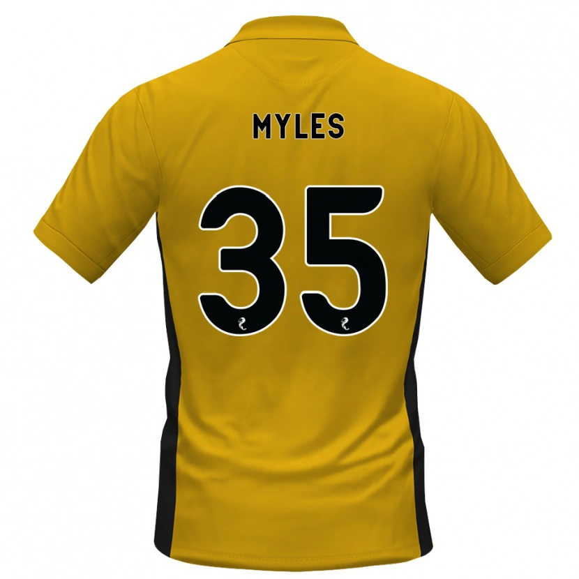 Danxen Męski Evan Myles #35 Pomarańczowy Czarny Domowa Koszulka 2026/27 Koszulki Klubowe