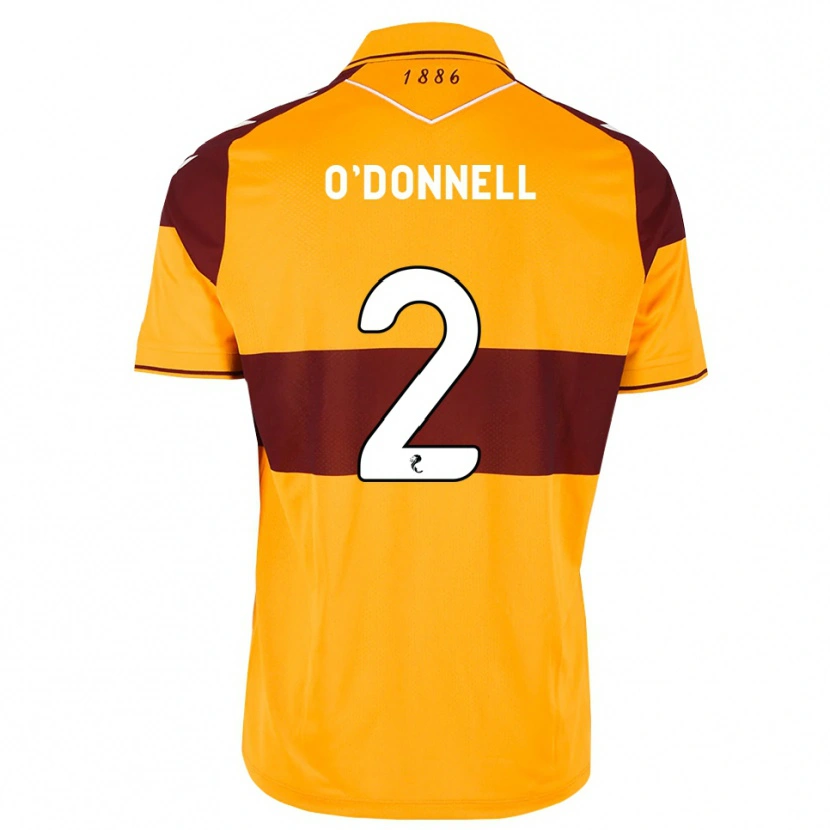Danxen Męski Stephen O'donnell #2 Bordowy Pomarańczowy Domowa Koszulka 2026/27 Koszulki Klubowe