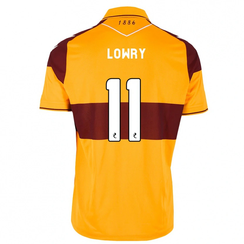 Danxen Męski Alex Lowry #11 Bordowy Pomarańczowy Domowa Koszulka 2026/27 Koszulki Klubowe