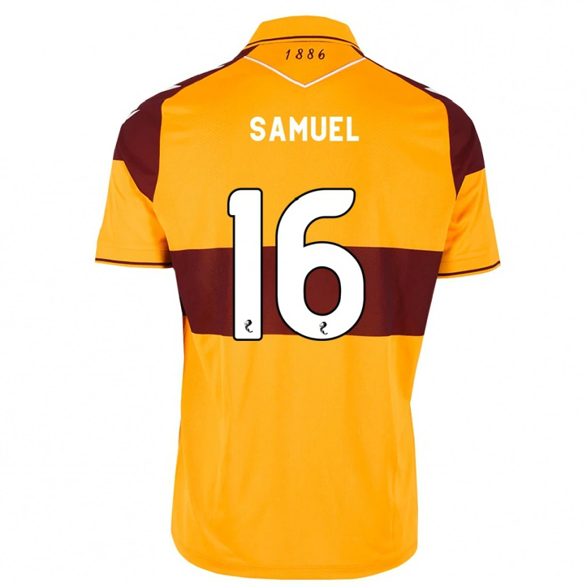 Danxen Męski Evan Samuel #16 Bordowy Pomarańczowy Domowa Koszulka 2026/27 Koszulki Klubowe