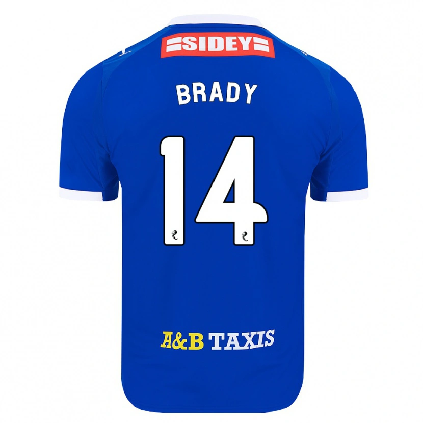 Danxen Męski Scarlett Brady #14 Niebieski Czerwony Żółty Domowa Koszulka 2026/27 Koszulki Klubowe