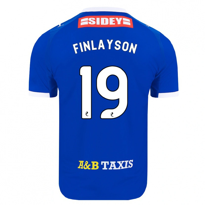 Danxen Męski Danny Finlayson #19 Niebieski Czerwony Żółty Domowa Koszulka 2026/27 Koszulki Klubowe