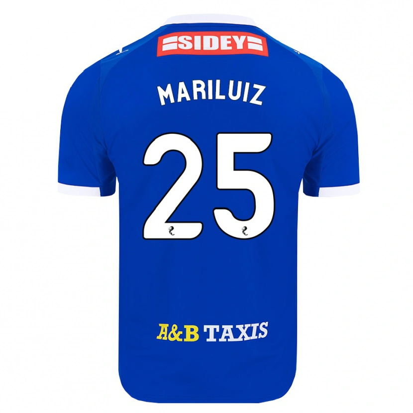 Danxen Męski Mariluiz Sanchez #25 Niebieski Czerwony Żółty Domowa Koszulka 2026/27 Koszulki Klubowe