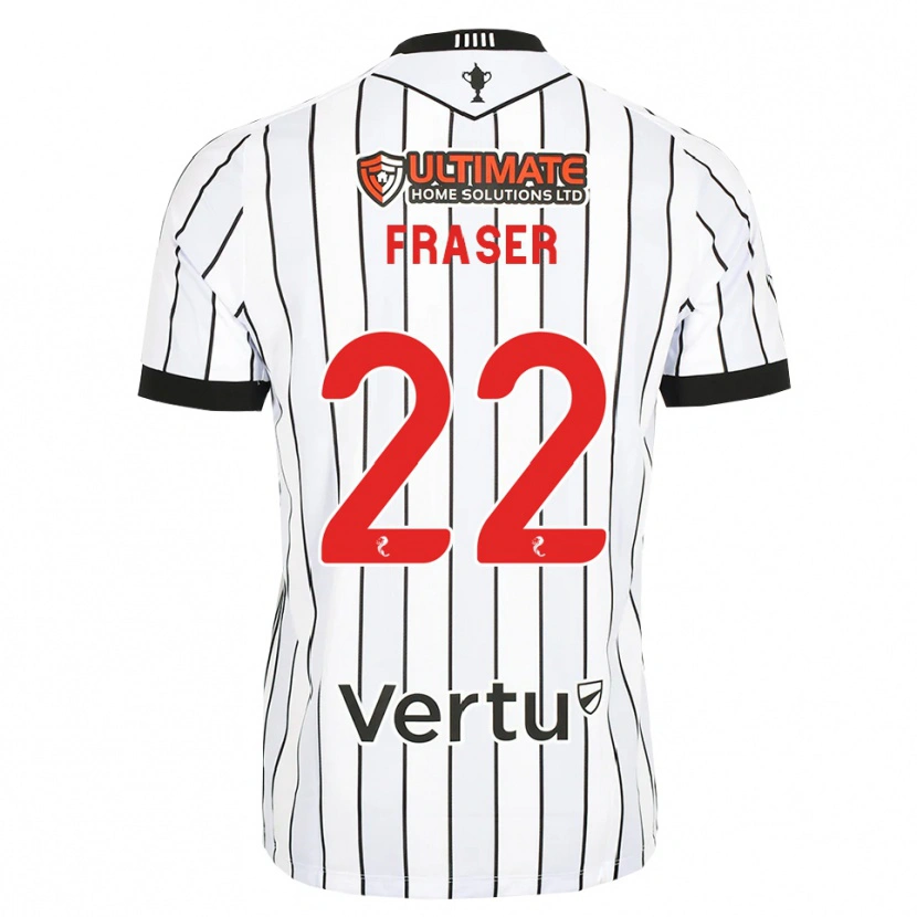 Danxen Męski Marcus Fraser #22 Biały Czarny Czerwony Domowa Koszulka 2026/27 Koszulki Klubowe
