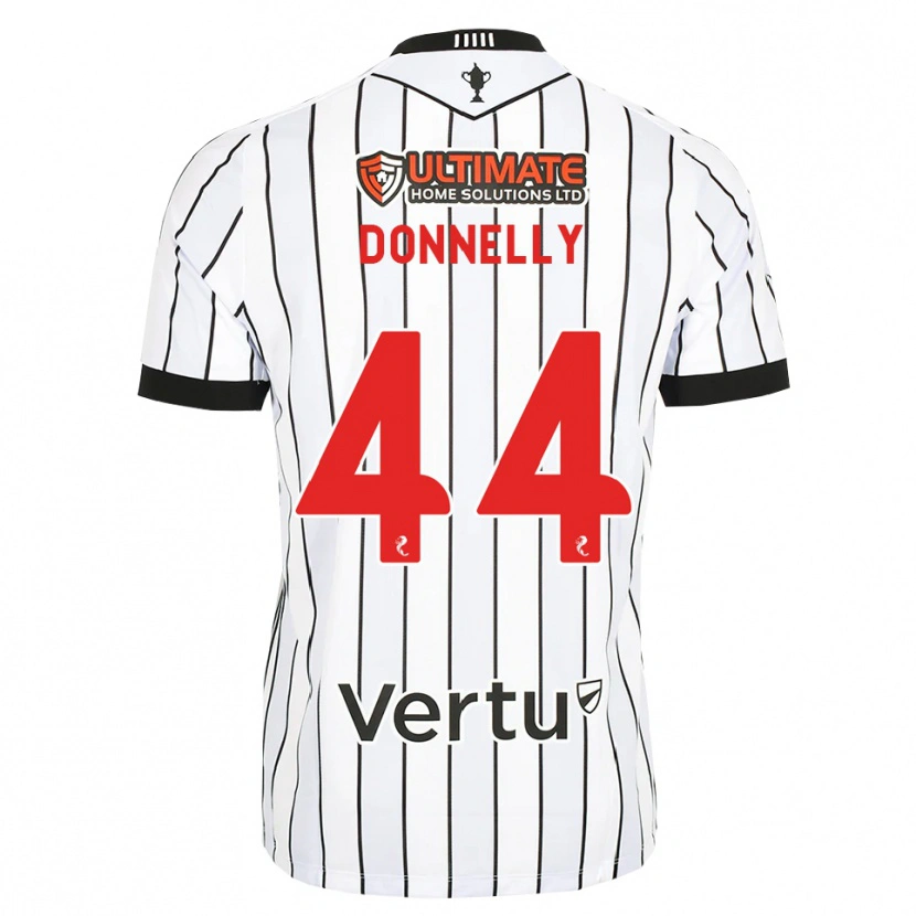 Danxen Męski Liam Donnelly #44 Biały Czarny Czerwony Domowa Koszulka 2026/27 Koszulki Klubowe