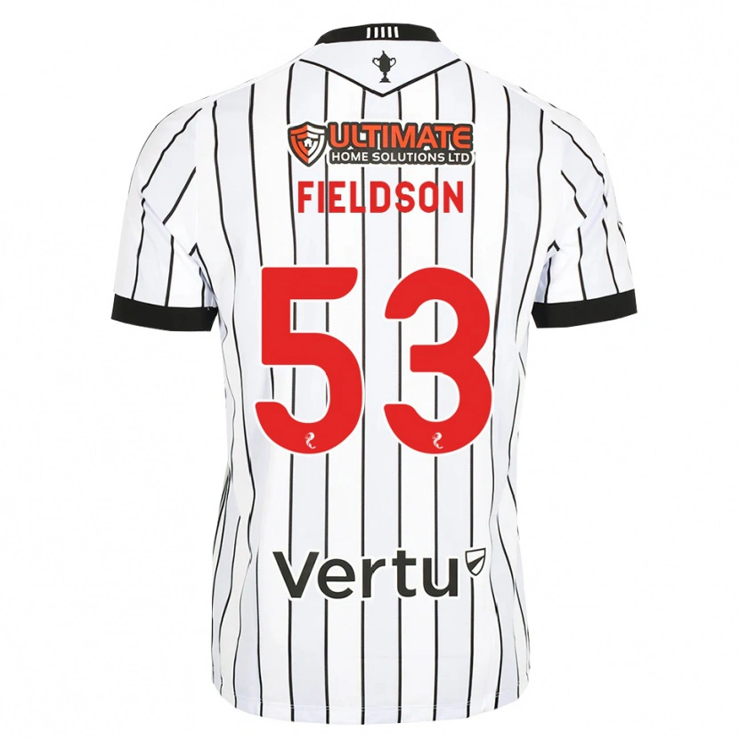 Danxen Męski Henry Fieldson #53 Biały Czarny Czerwony Domowa Koszulka 2026/27 Koszulki Klubowe