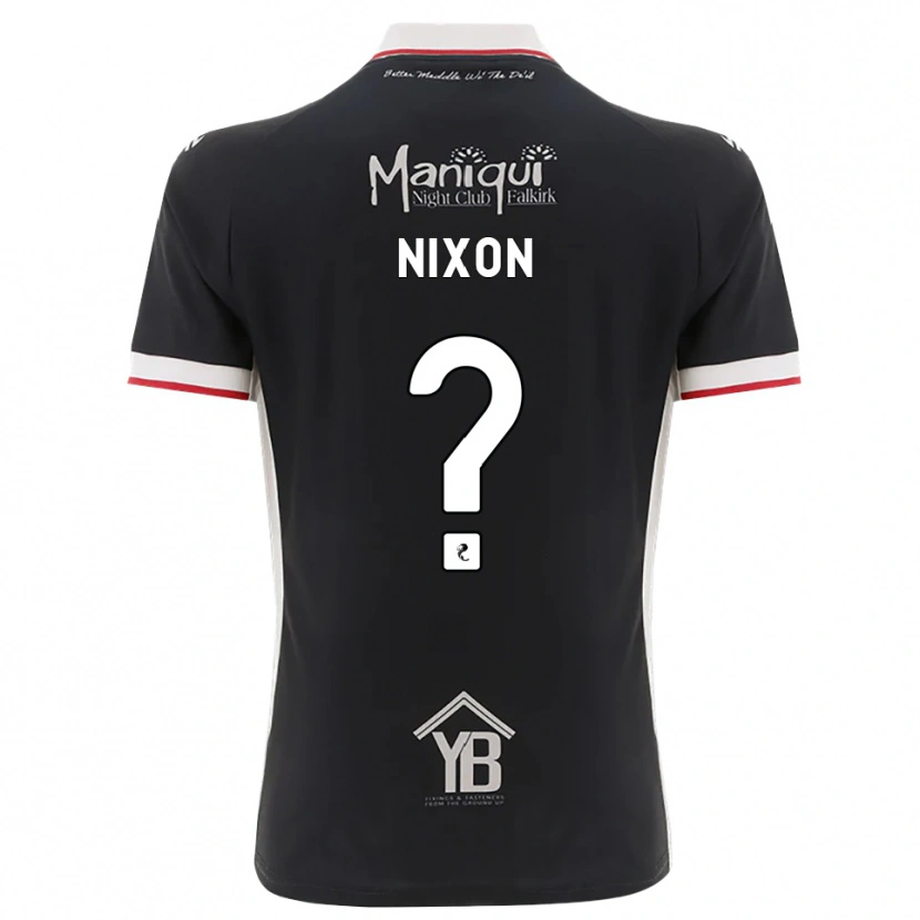 Danxen Męski Stevie Nixon #0 Czarny Biały Czerwony Domowa Koszulka 2026/27 Koszulki Klubowe