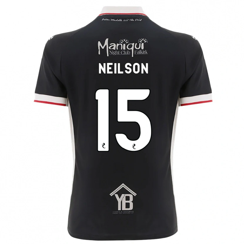 Danxen Męski Lewis Neilson #15 Czarny Biały Czerwony Domowa Koszulka 2026/27 Koszulki Klubowe