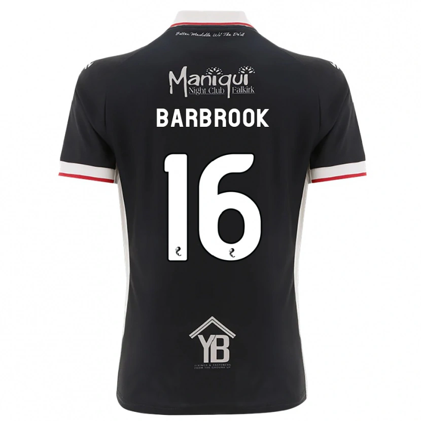 Danxen Męski Finley Barbrook #16 Czarny Biały Czerwony Domowa Koszulka 2026/27 Koszulki Klubowe