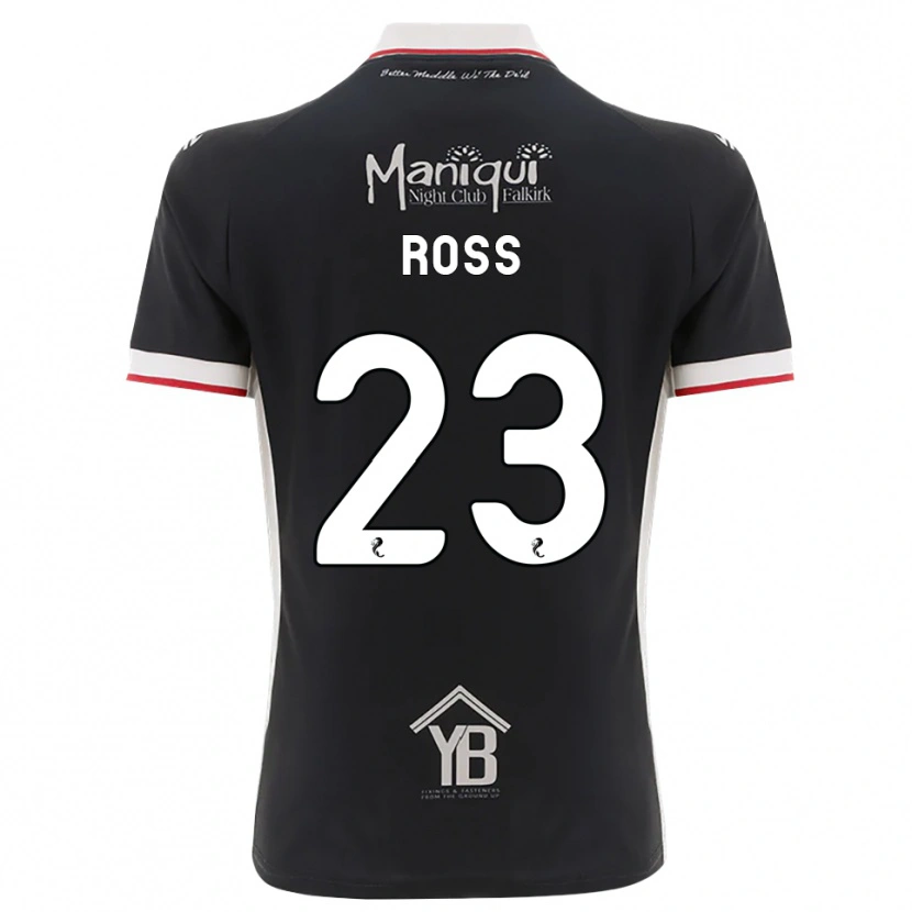 Danxen Męski Ethan Ross #23 Czarny Biały Czerwony Domowa Koszulka 2026/27 Koszulki Klubowe
