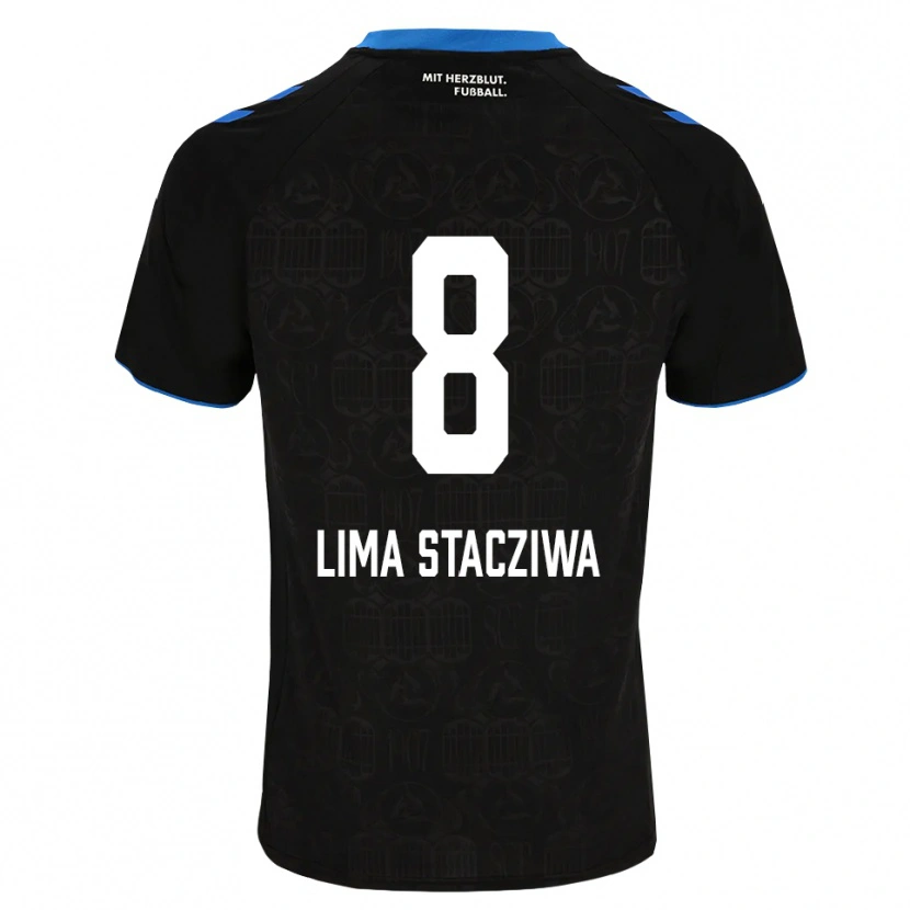 Danxen Męski Neo Lima Stacziwa #8 Czarny Biały Czerwony Domowa Koszulka 2026/27 Koszulki Klubowe