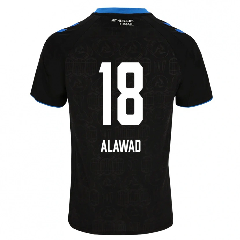 Danxen Męski Ali Alawad #18 Czarny Biały Czerwony Domowa Koszulka 2026/27 Koszulki Klubowe