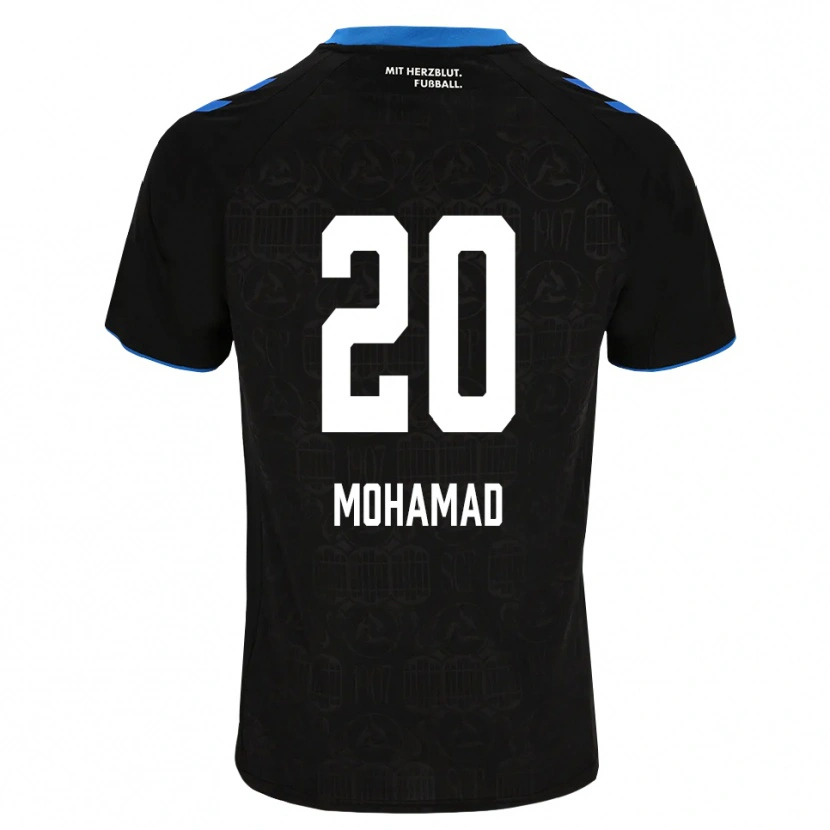 Danxen Męski Hassan Mohamad #20 Czarny Biały Czerwony Domowa Koszulka 2026/27 Koszulki Klubowe