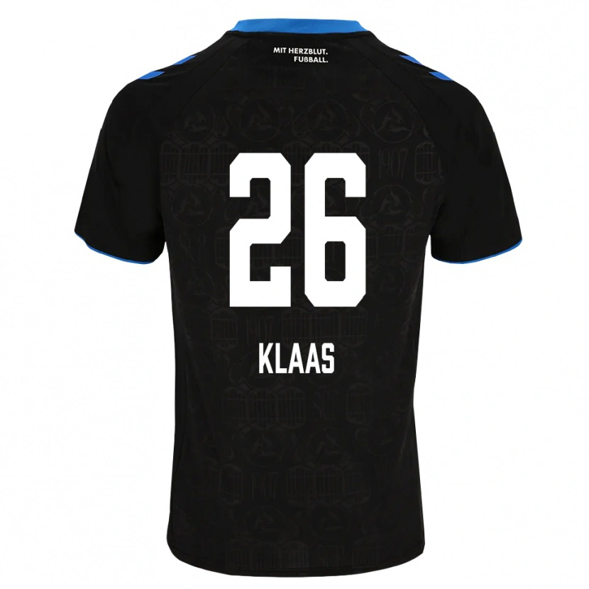 Danxen Męski Sebastian Klaas #26 Czarny Biały Czerwony Domowa Koszulka 2026/27 Koszulki Klubowe