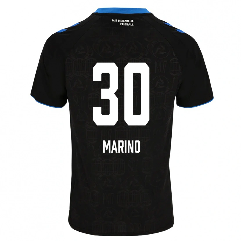 Danxen Męski Stefano Marino #30 Czarny Biały Czerwony Domowa Koszulka 2026/27 Koszulki Klubowe