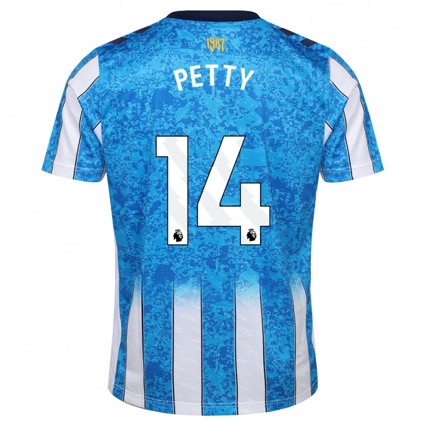 Danxen Męski Billy Petty #14 Biały Niebieski Pomarańczowy Domowa Koszulka 2026/27 Koszulki Klubowe