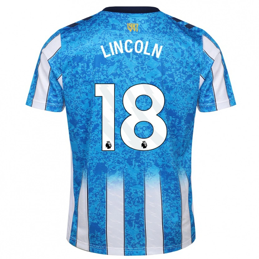 Danxen Męski Khavarni Lincoln #18 Biały Niebieski Pomarańczowy Domowa Koszulka 2026/27 Koszulki Klubowe