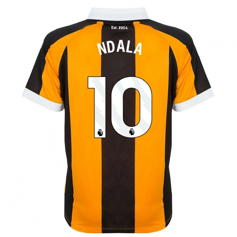 Danxen Męski Joel Ndala #10 Pomarańczowy Czarny Biały Domowa Koszulka 2026/27 Koszulki Klubowe