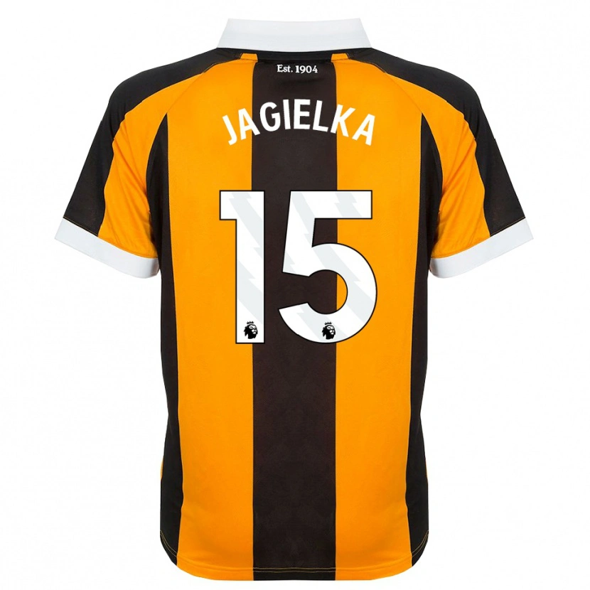 Danxen Męski Zac Jagielka #15 Pomarańczowy Czarny Biały Domowa Koszulka 2026/27 Koszulki Klubowe
