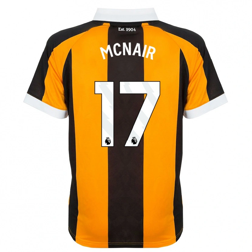 Danxen Męski Paddy Mcnair #17 Pomarańczowy Czarny Biały Domowa Koszulka 2026/27 Koszulki Klubowe