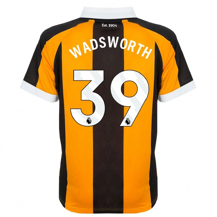 Danxen Męski Noah Wadsworth #39 Pomarańczowy Czarny Biały Domowa Koszulka 2026/27 Koszulki Klubowe