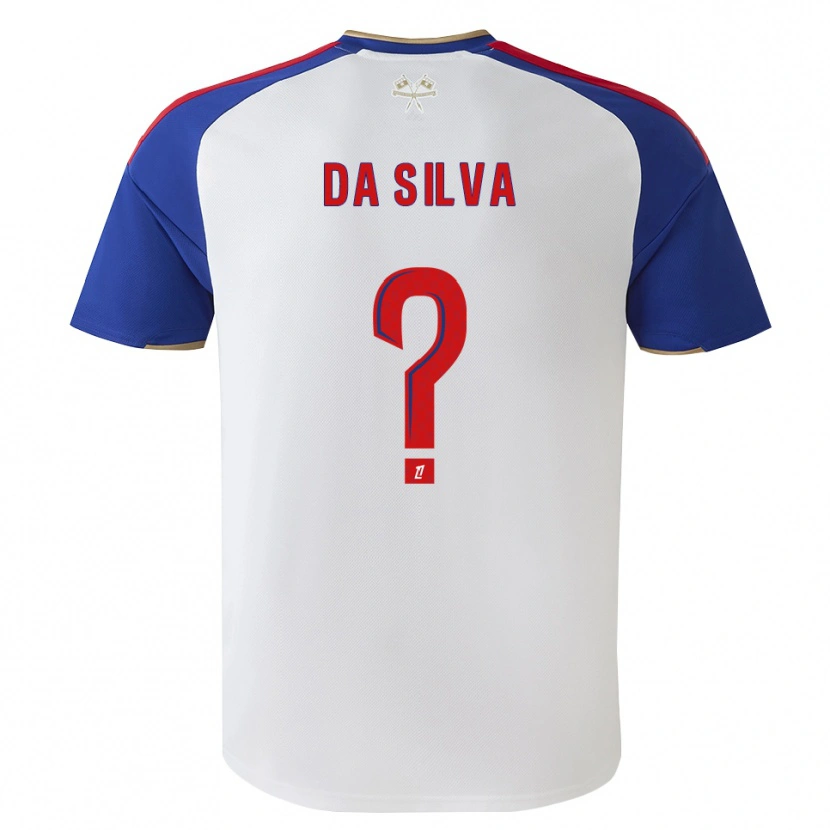 Danxen Męski Florent Da Silva #0 Królewski Niebieski Czerwony Biały Domowa Koszulka 2026/27 Koszulki Klubowe