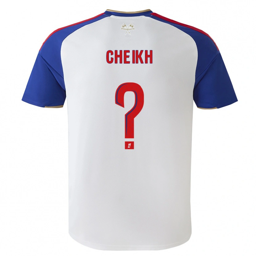 Danxen Męski Yanis Cheikh #0 Królewski Niebieski Czerwony Biały Domowa Koszulka 2026/27 Koszulki Klubowe