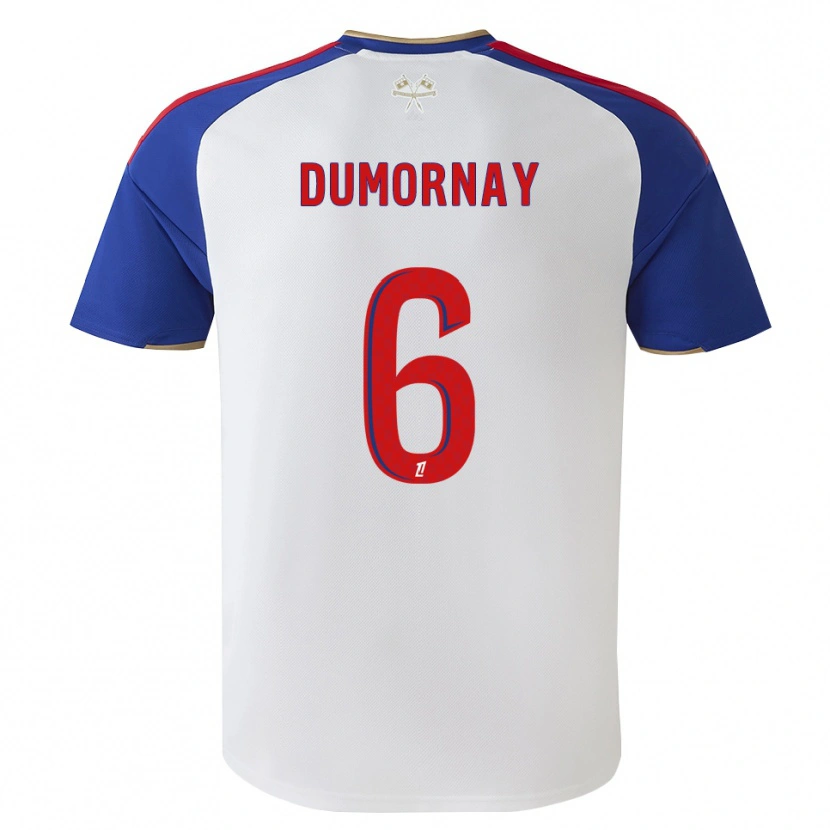 Danxen Męski Melchie Dumornay #6 Królewski Niebieski Czerwony Biały Domowa Koszulka 2026/27 Koszulki Klubowe