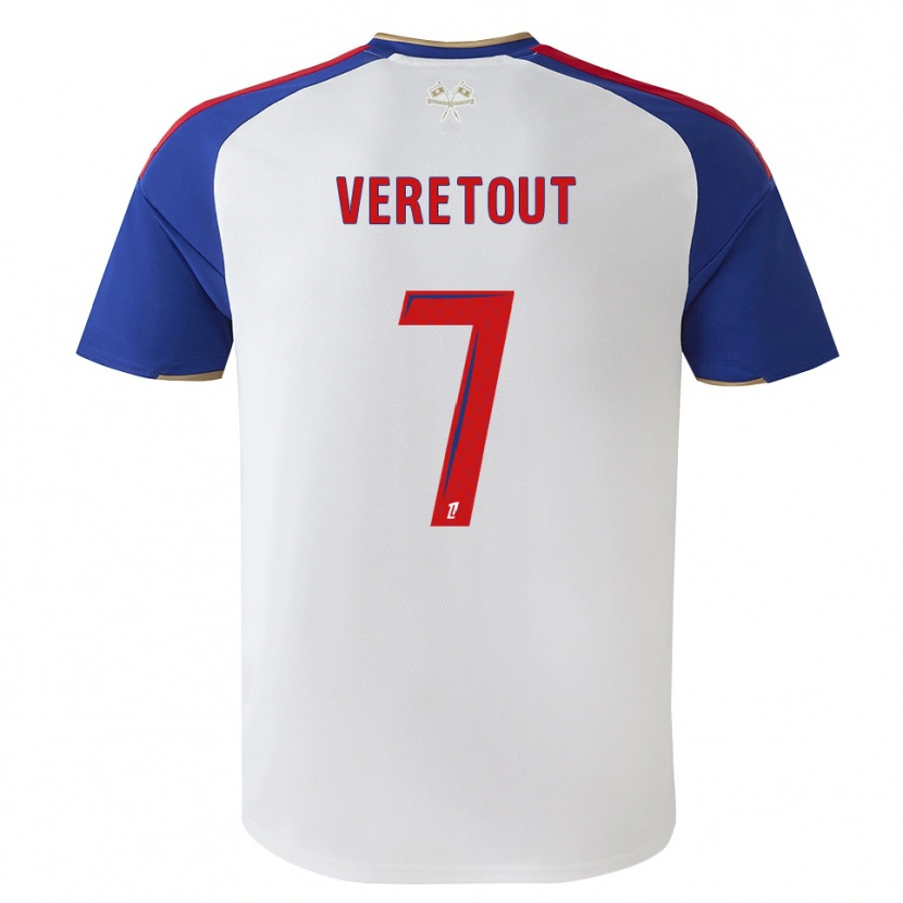 Danxen Męski Jordan Veretout #7 Królewski Niebieski Czerwony Biały Domowa Koszulka 2026/27 Koszulki Klubowe