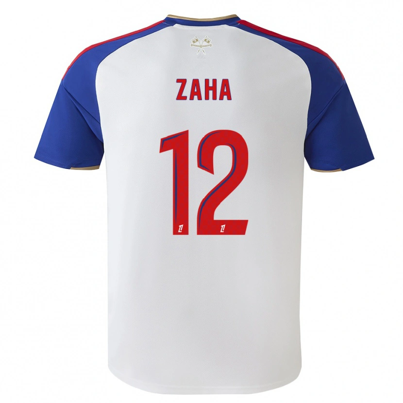 Danxen Męski Wilfried Zaha #12 Królewski Niebieski Czerwony Biały Domowa Koszulka 2026/27 Koszulki Klubowe