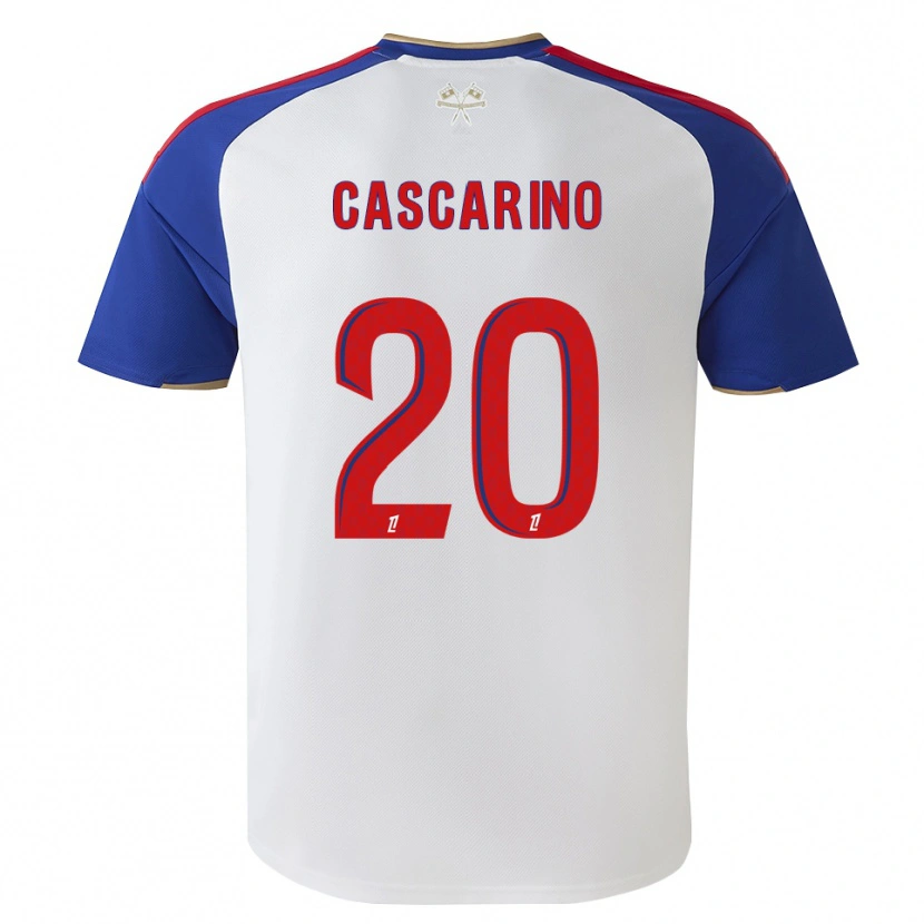 Danxen Męski Delphine Cascarino #20 Królewski Niebieski Czerwony Biały Domowa Koszulka 2026/27 Koszulki Klubowe