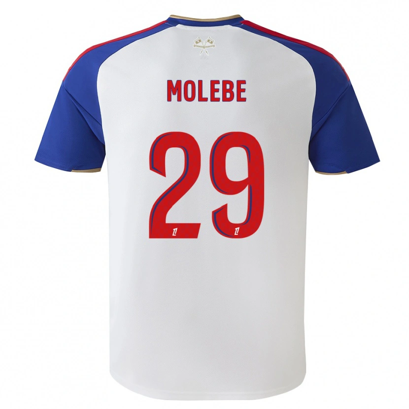 Danxen Męski Enzo Molebe #29 Królewski Niebieski Czerwony Biały Domowa Koszulka 2026/27 Koszulki Klubowe