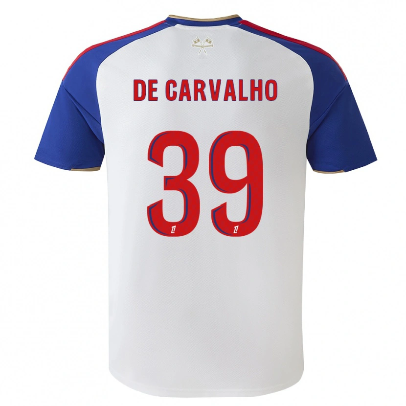 Danxen Męski Mathys De Carvalho #39 Królewski Niebieski Czerwony Biały Domowa Koszulka 2026/27 Koszulki Klubowe