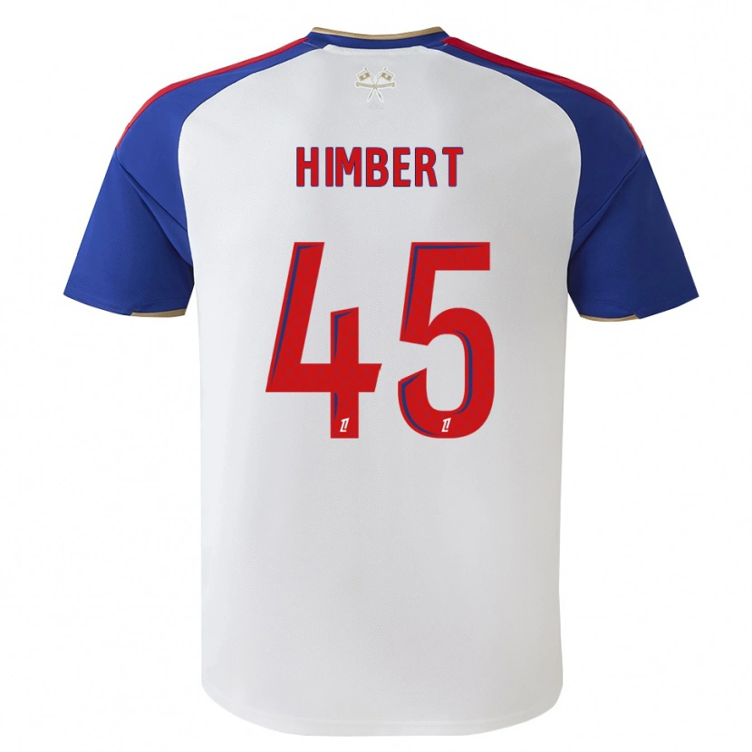 Danxen Męski Rémi Himbert #45 Królewski Niebieski Czerwony Biały Domowa Koszulka 2026/27 Koszulki Klubowe