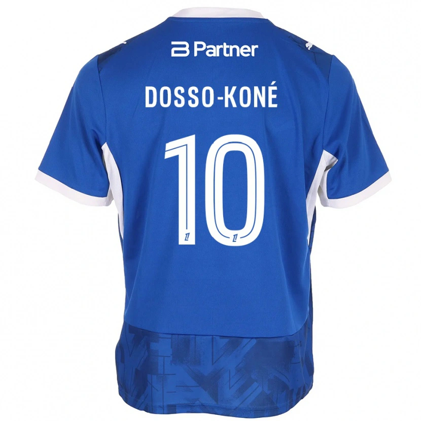 Danxen Męski Namory Dosso-Koné #10 Średni Niebieski Biały Domowa Koszulka 2026/27 Koszulki Klubowe