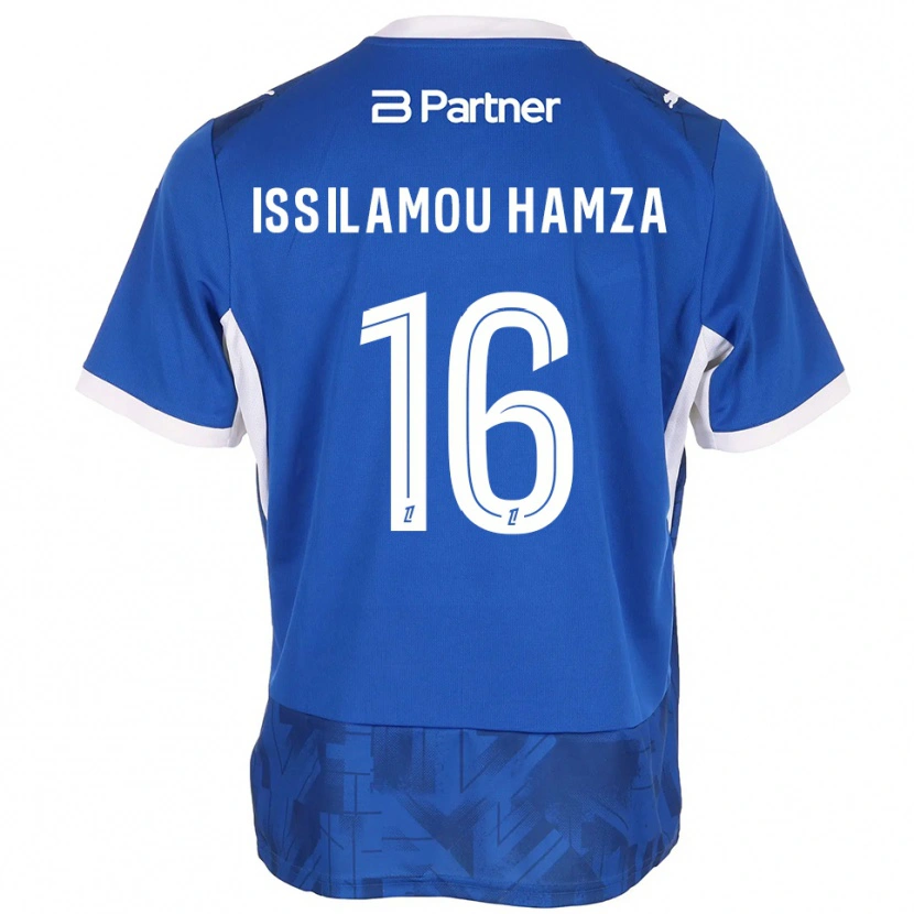 Danxen Męski Fayyad Issilamou Hamza #16 Średni Niebieski Biały Domowa Koszulka 2026/27 Koszulki Klubowe