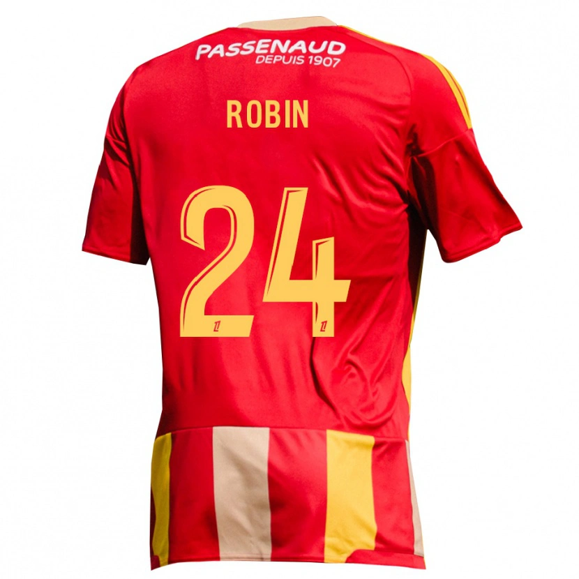 Danxen Męski Milan Robin #24 Czerwony Żółty Zielony Domowa Koszulka 2026/27 Koszulki Klubowe