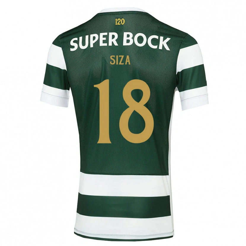 Danxen Męski Sergio Siza #18 Darkslategray Biały Domowa Koszulka 2026/27 Koszulki Klubowe