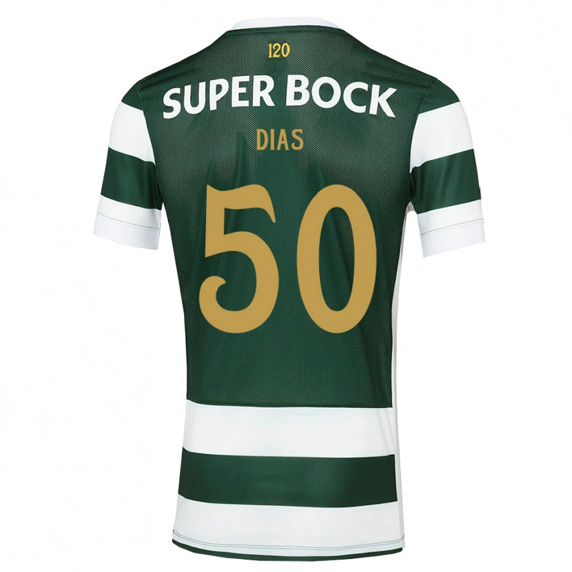 Danxen Męski Rodrigo Dias #50 Darkslategray Biały Domowa Koszulka 2026/27 Koszulki Klubowe