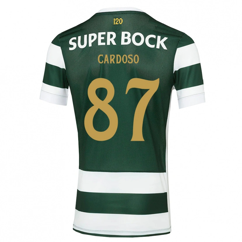 Danxen Męski Paulo Cardoso #87 Darkslategray Biały Domowa Koszulka 2026/27 Koszulki Klubowe