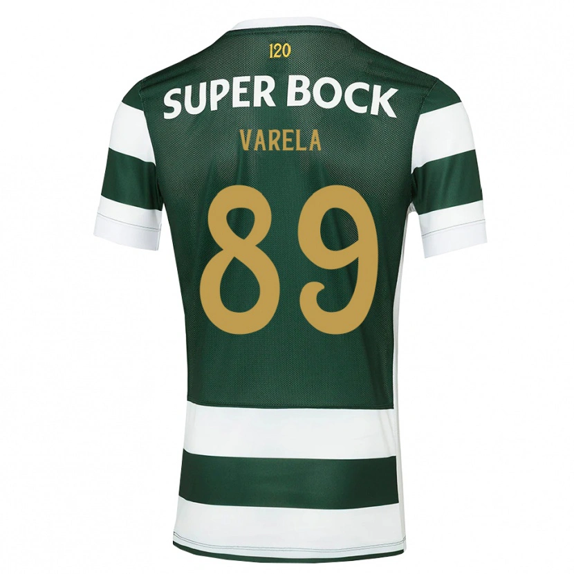 Danxen Męski Leonardo Varela #89 Darkslategray Biały Domowa Koszulka 2026/27 Koszulki Klubowe