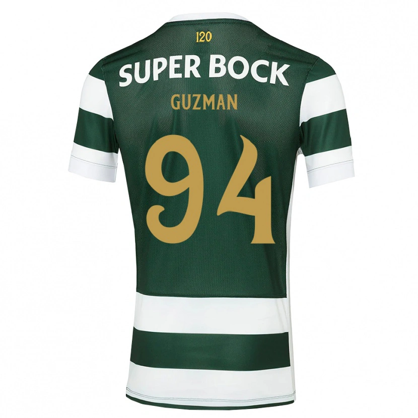 Danxen Męski Víctor Guzmán #94 Darkslategray Biały Domowa Koszulka 2026/27 Koszulki Klubowe