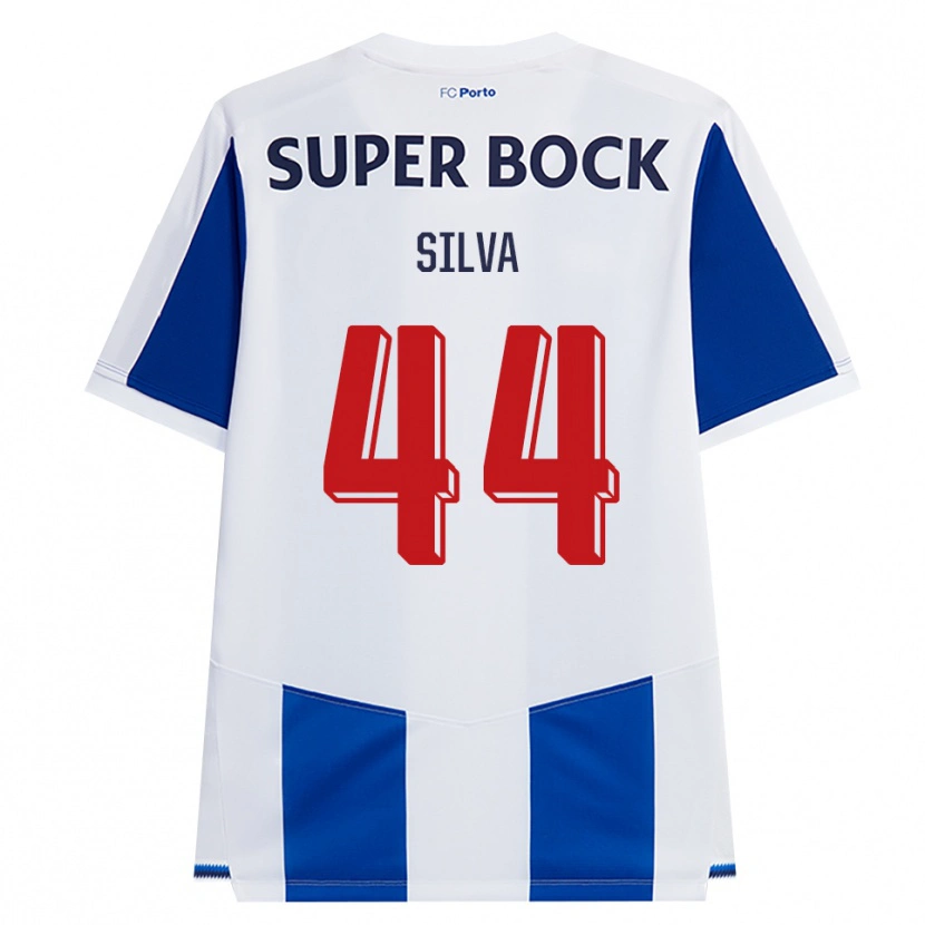 Danxen Męski Felipe Silva #44 Niebieski Biały Czerwony Domowa Koszulka 2026/27 Koszulki Klubowe