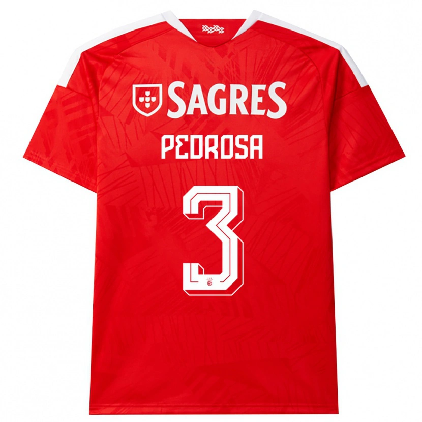 Danxen Męski Tomás Pedrosa #3 Czerwony Biały Żółty Domowa Koszulka 2026/27 Koszulki Klubowe