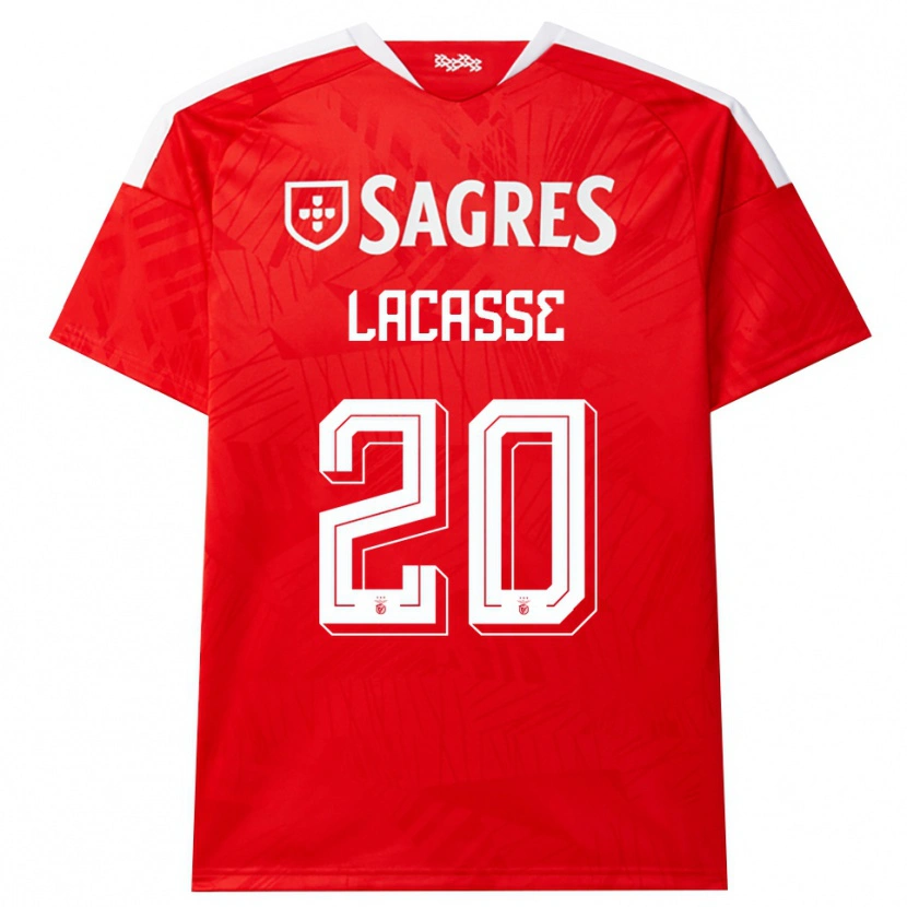 Danxen Męski Cloe Lacasse #20 Czerwony Biały Żółty Domowa Koszulka 2026/27 Koszulki Klubowe