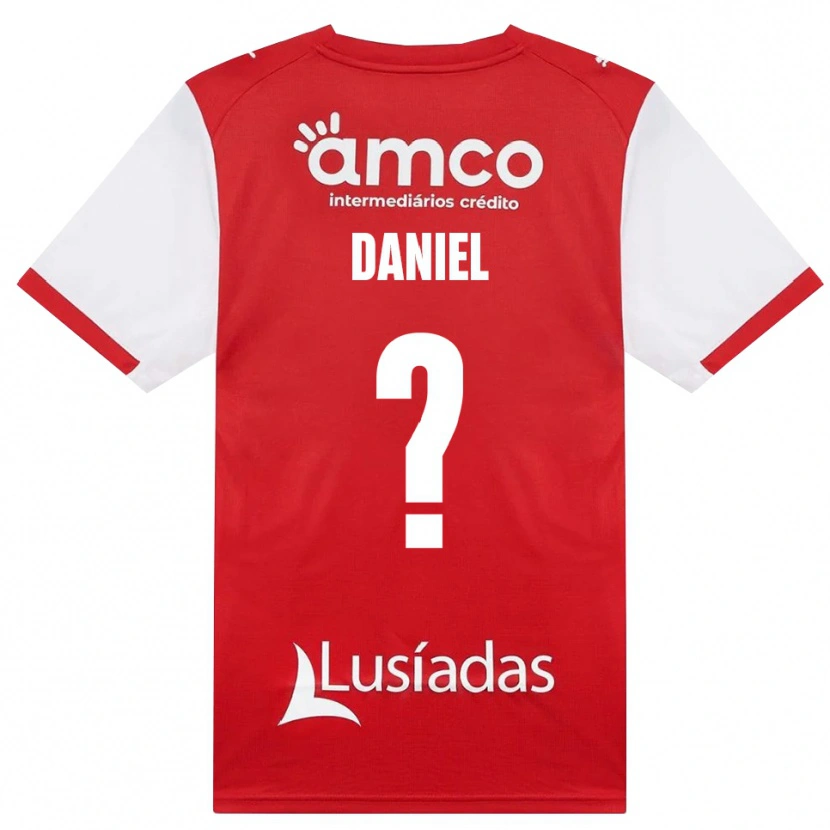 Danxen Męski Paulo Daniel #0 Biały Czerwony Czarny Domowa Koszulka 2026/27 Koszulki Klubowe