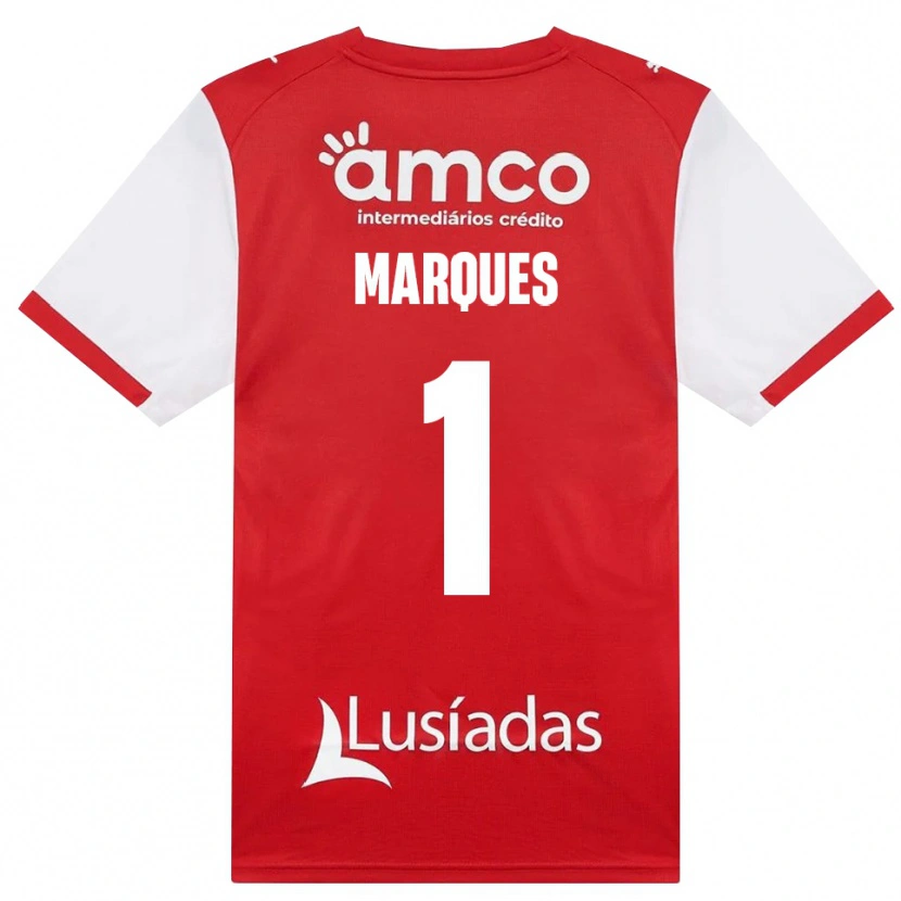 Danxen Męski André Marques #1 Biały Czerwony Czarny Domowa Koszulka 2026/27 Koszulki Klubowe