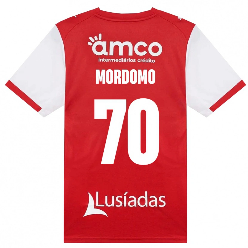 Danxen Męski Mordomo #70 Biały Czerwony Czarny Domowa Koszulka 2026/27 Koszulki Klubowe