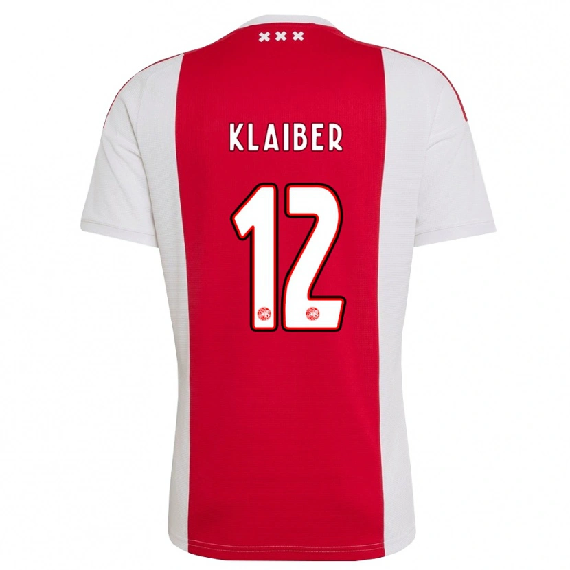 Danxen Męski Sean Klaiber #12 Czerwony Biały Żółty Domowa Koszulka 2026/27 Koszulki Klubowe