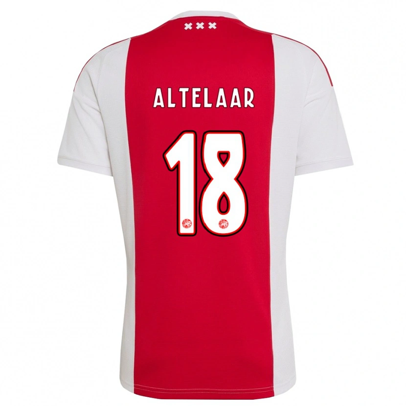 Danxen Męski Jamie Altelaar #18 Czerwony Biały Żółty Domowa Koszulka 2026/27 Koszulki Klubowe